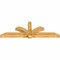 Ekena Millwork Redmond Rough Sawn Timber Gable Bracket, Western Red Cedar, 96"W x 32"H x 6"D x 6"F, 8/12 Pitch GBW096X32X0606RED00RWR - alternate 4